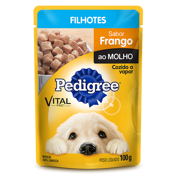 Pedigree Sachê Filhotes Sabor Frango ao Molho